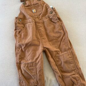 Carhartt toddler lined canvas Tan Overalls